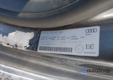 2016 Audi S7 4.0T из США, поврежденный, VIN WAUW2AFCXGN031858